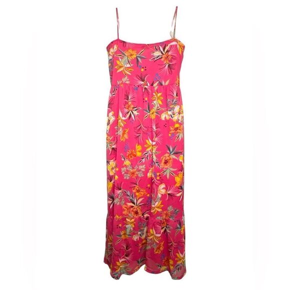 Pimkie Pink Floral Print Maxi Dress - Picture 9 of 15